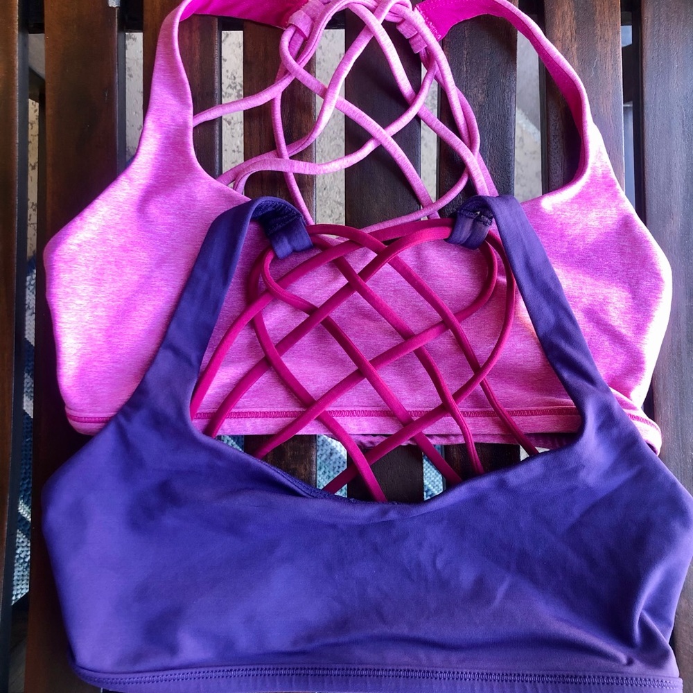 Lululemon Free To Be Sports Bra Size 6 Set of 2